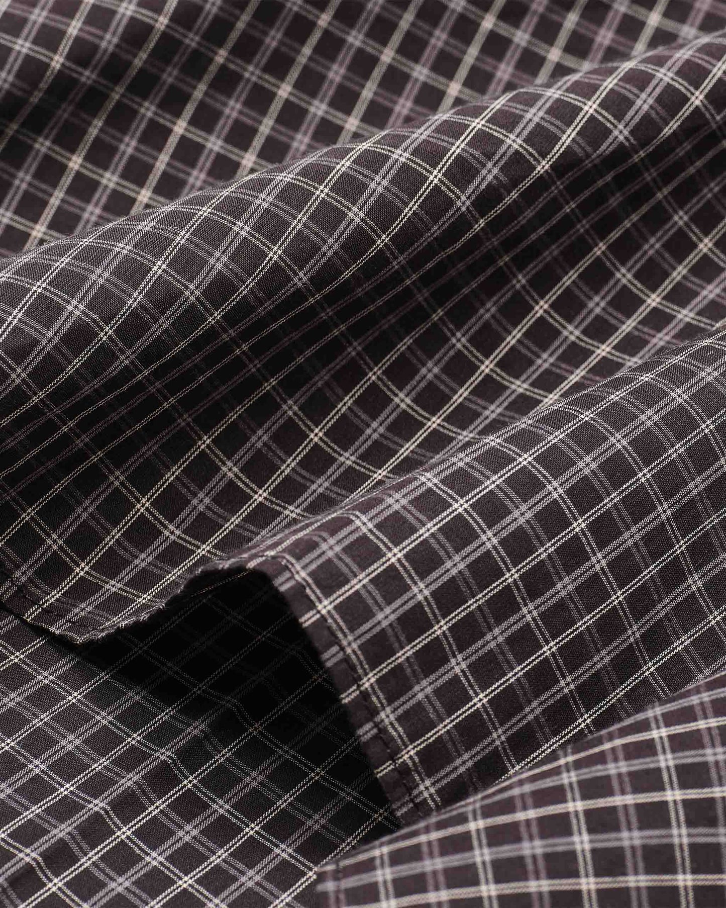12twelve charcoal grey plaid godet skirt
