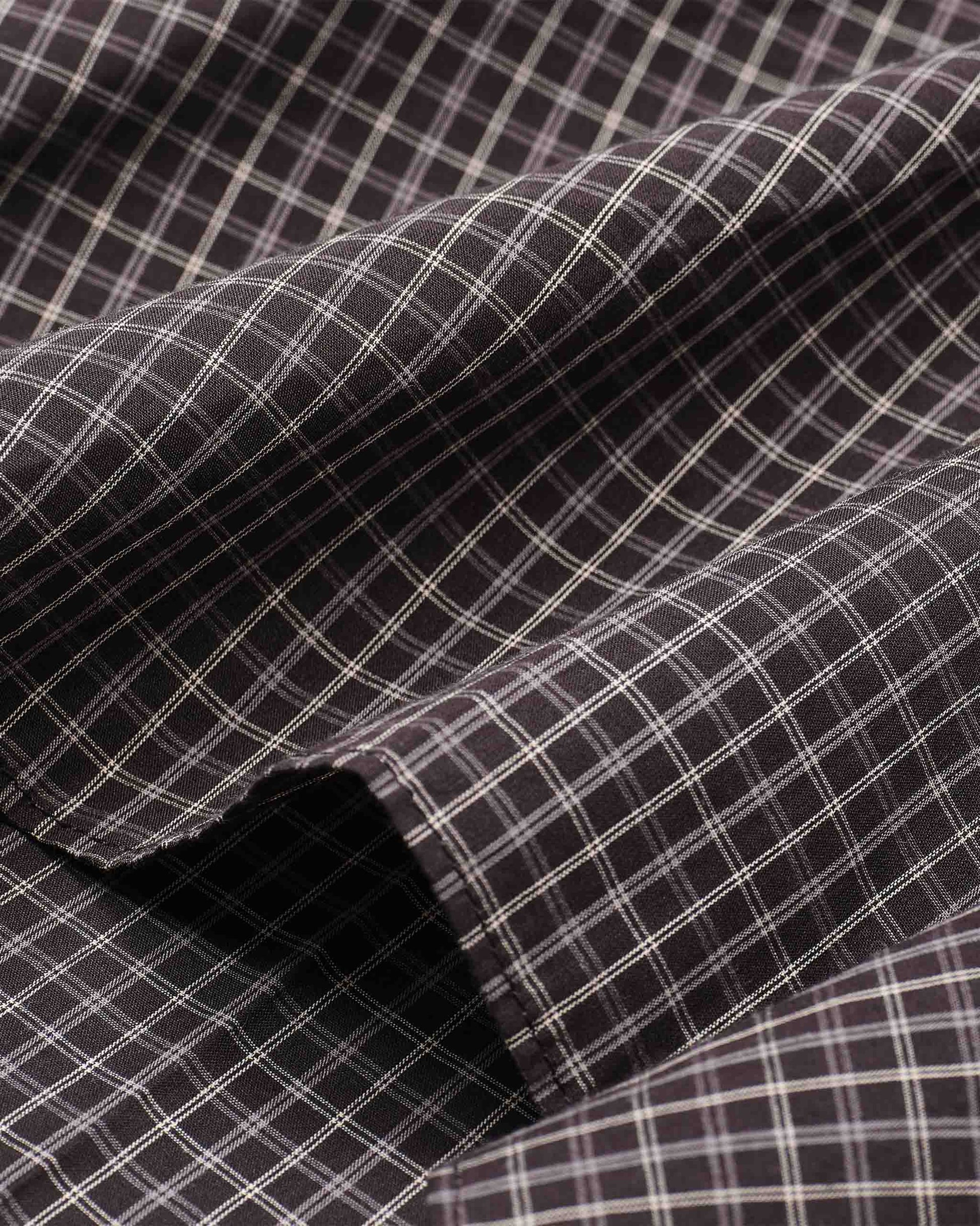 12twelve charcoal grey plaid godet skirt