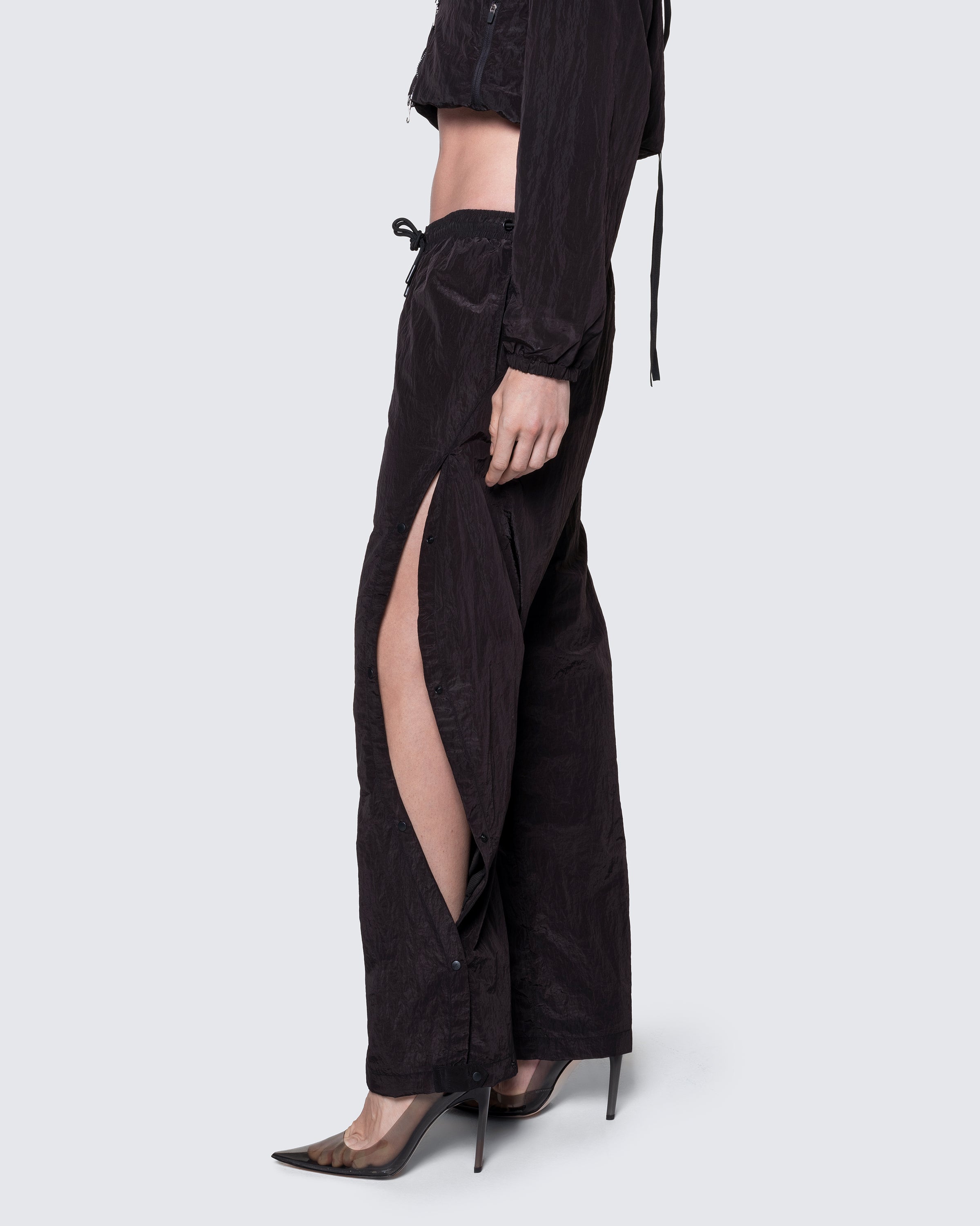 トップス PE WRINKLES TAFFETA TRACK WIDE PANTS CTHY＋VEIN】PE WRINKLES TAFFETA TRACK WIDE PANTS