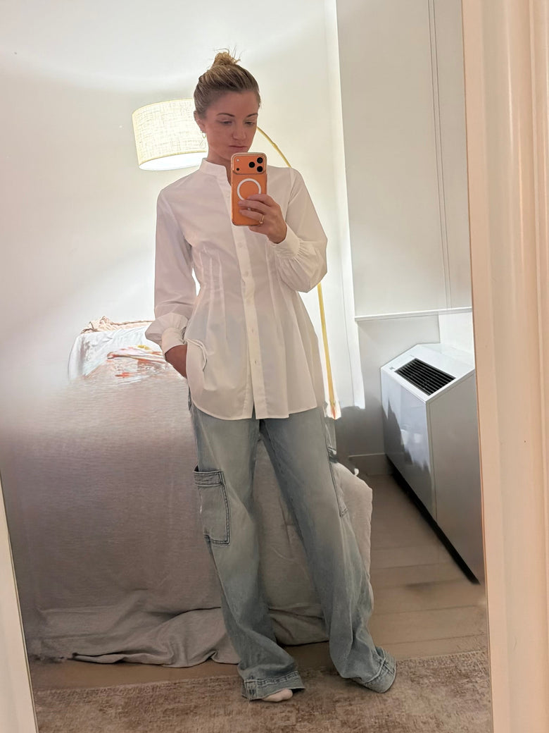 12twelve white dress shirt